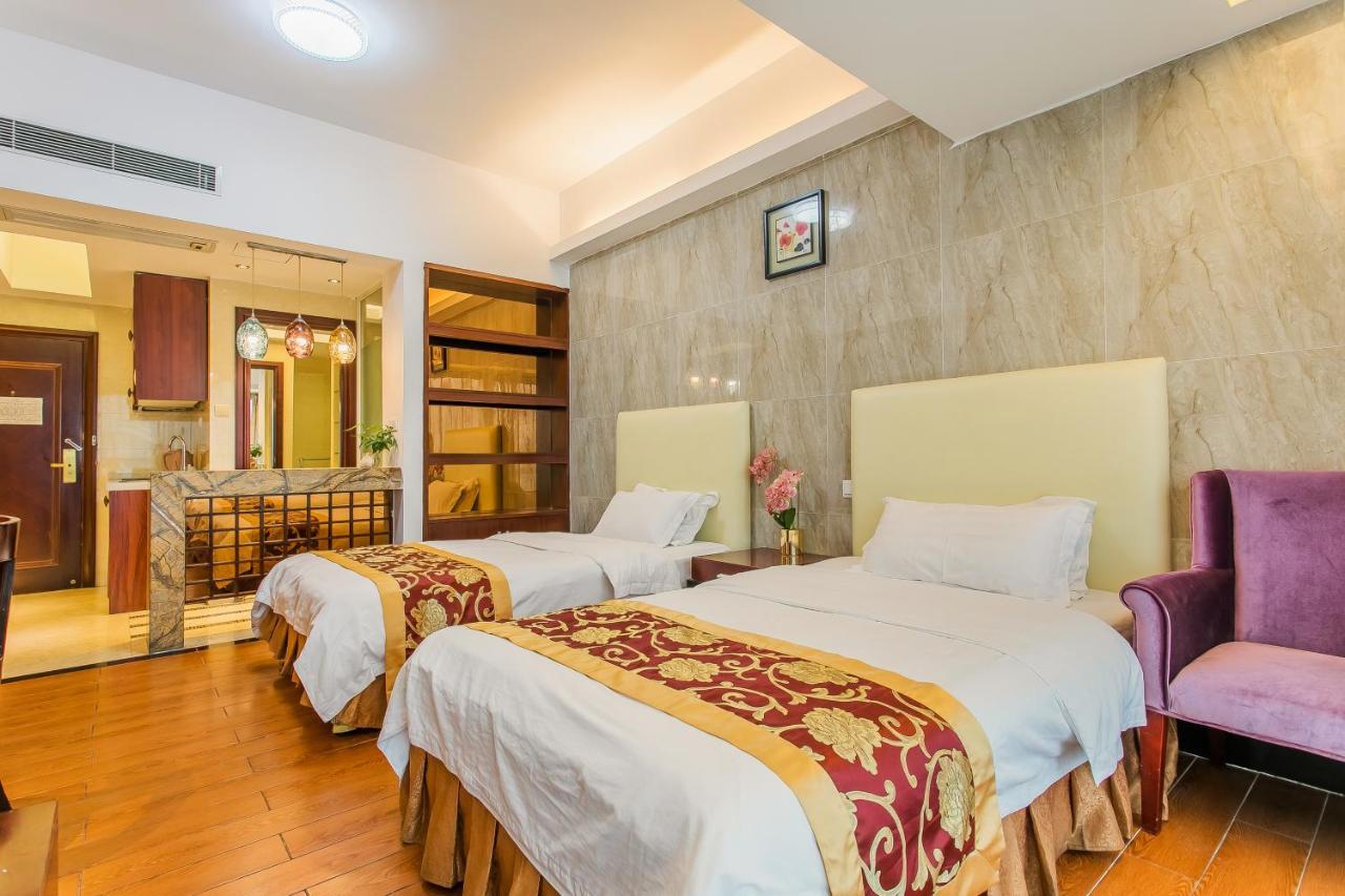 Grand Continental Apartment Guangzhou Buitenkant foto